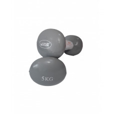LIVEUP VINYL DUMBBELL EGG HEAD LS2001-5