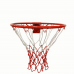 Basketball hoop no. 6 40 cm with white-red net