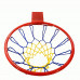 Basketball hoop No. 7 45 cm with yellow-blue net