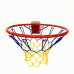 Basketball hoop No. 7 45 cm with yellow-blue net
