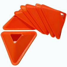 Triangular training chips orange