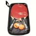 Set of rackets and 3 balls orange BAX